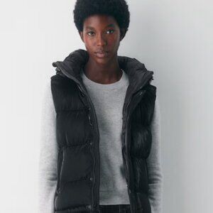 Artizia Super Puff Vest Sz Large Black
